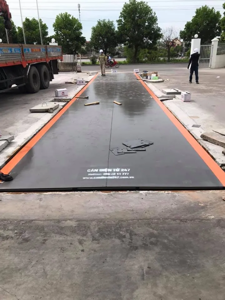 Lắp cân điện tử 80 tấn tại Nam Sách Hải Dương