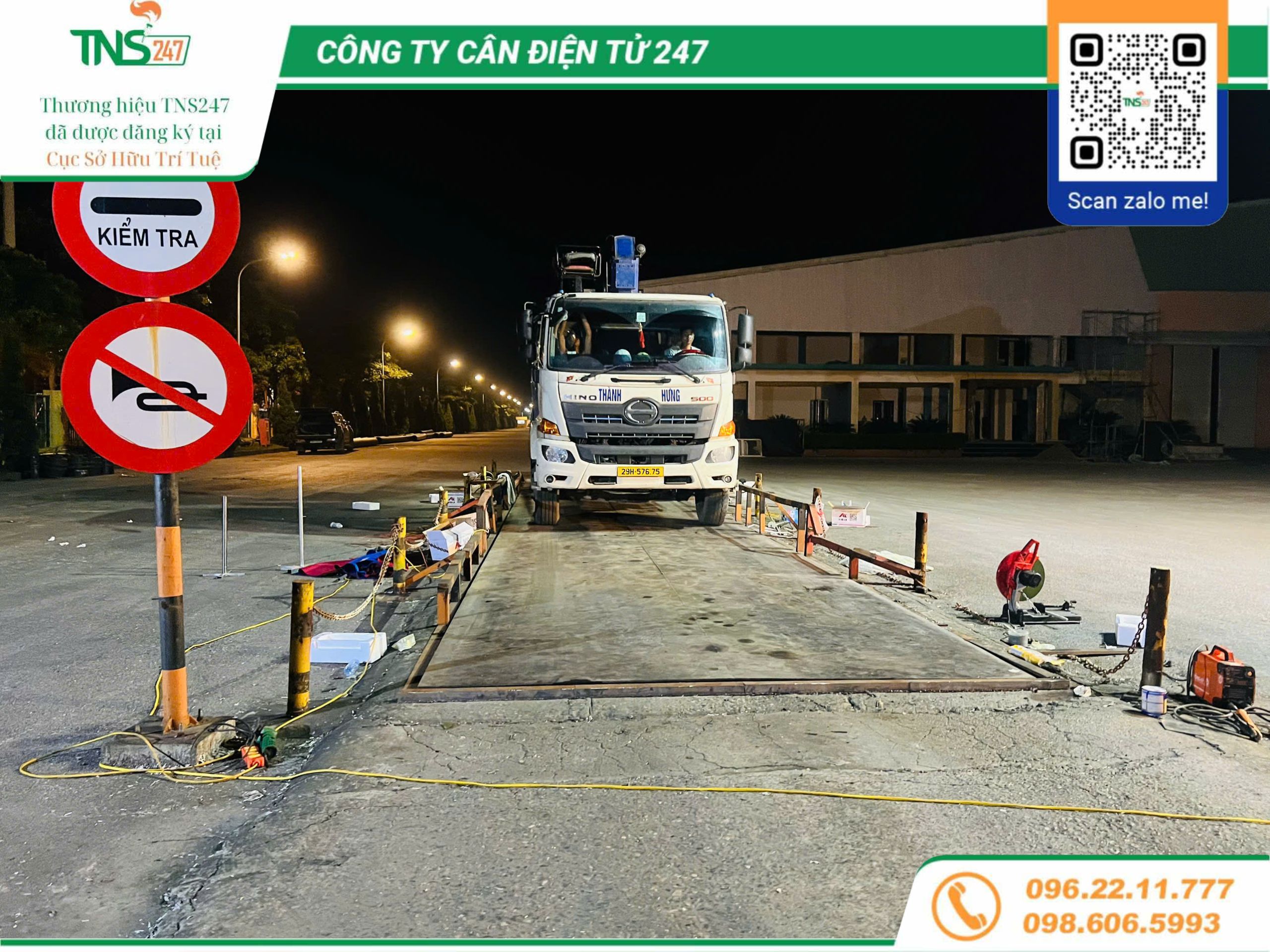 Sửa chữa kiểm định cân 80 tấn tại Hưng Yên