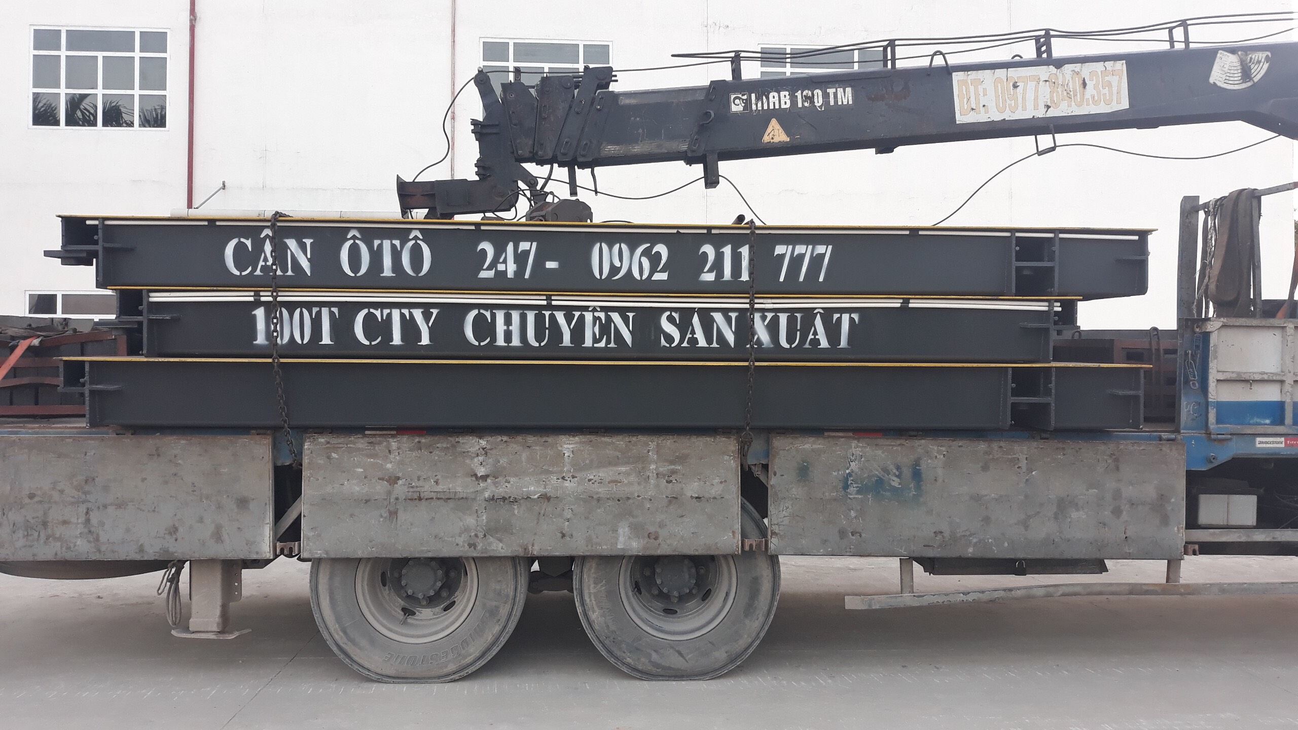 Trạm cân điện tử 100 tấn nhập khẩu chính hãng giá tốt