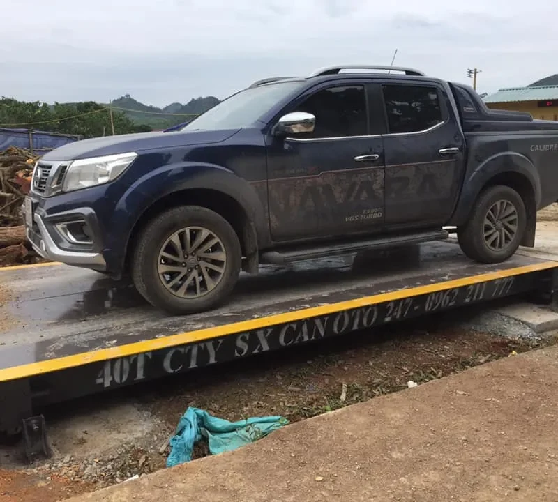 Lắp đặt cân điện tử 40 tấn tại Sơn Dương Tuyên Quang