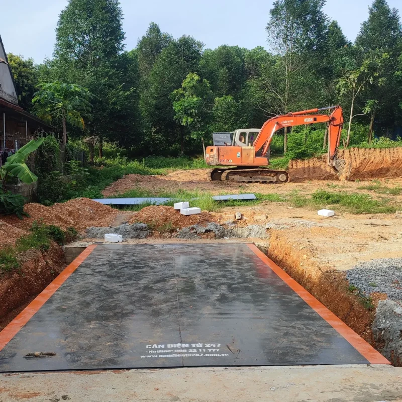 Lắp cân điện tử 40 tấn tại Như Thanh Thanh Hoá