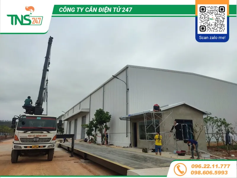 Báo giá trạm cân xe tải 60 tấn