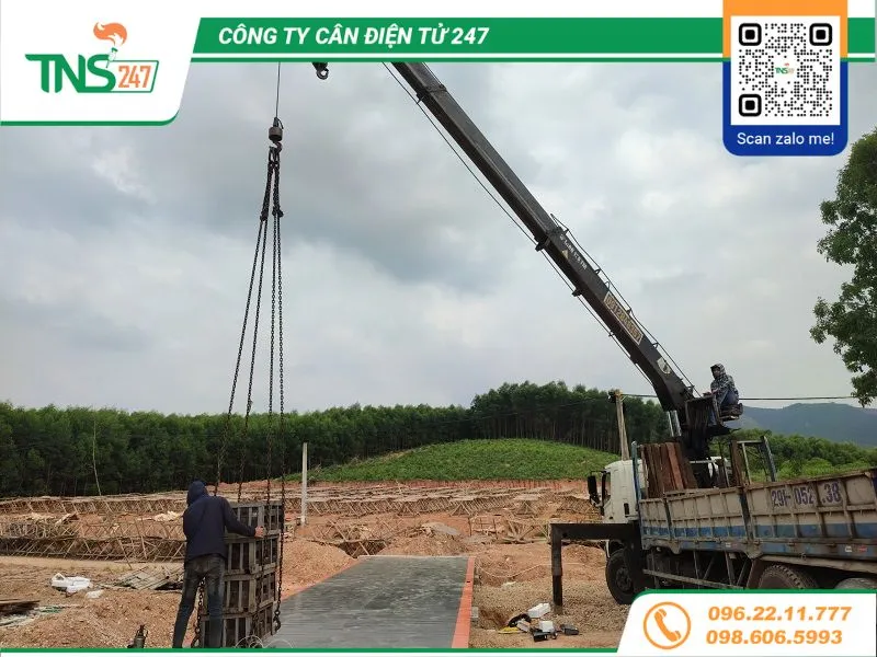 Báo giá lắp đặt cân ô tô điện tử 60 tấn tại Nghệ An