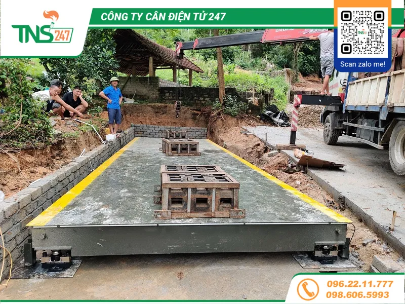 Báo giá lắp đặt bàn cân điện tử 60 tấn tại Thanh Hoá