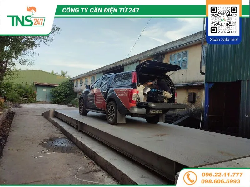 sửa chữa nâng cấp trạm cân ô tô điện tử 60 tấn