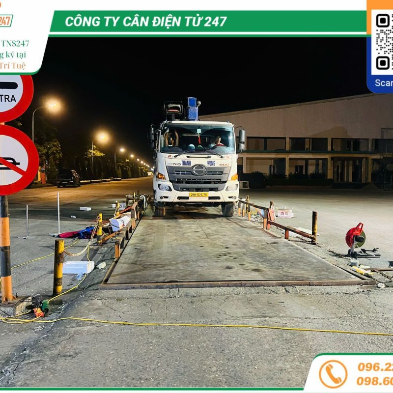 Sửa chữa kiểm định cân 80 tấn tại Hưng Yên