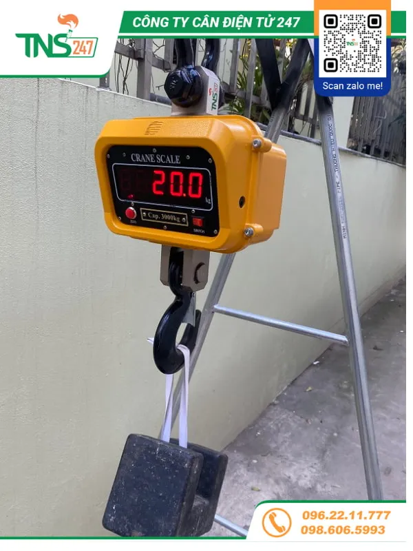 Cân treo điện tử Fuda XZL 3 tấn